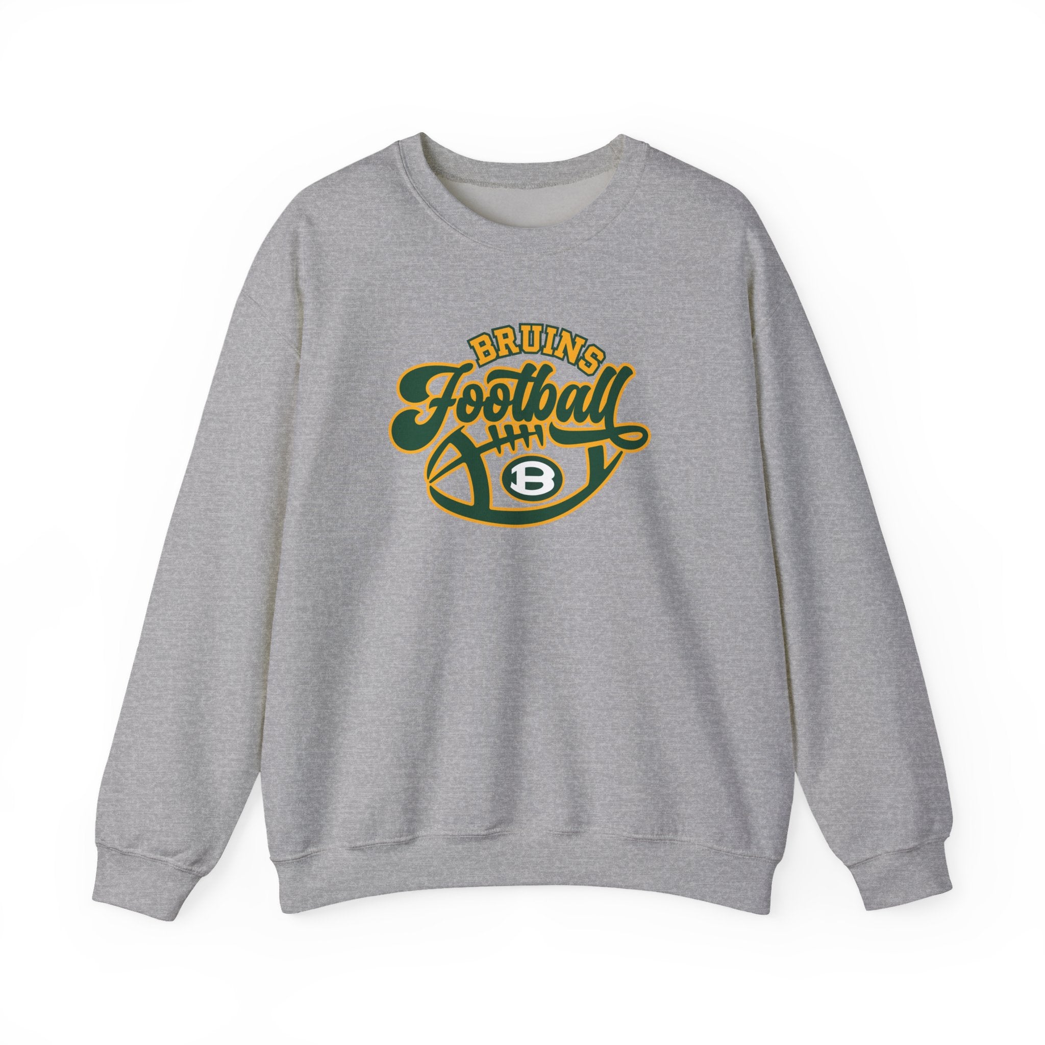 Adult Unisex Bruin Script Football Graphic Sweatshirt