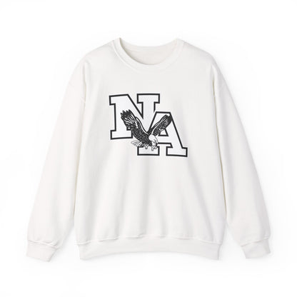 Adult Unisex Classic White and Black Logo Graphic Sweatshirt