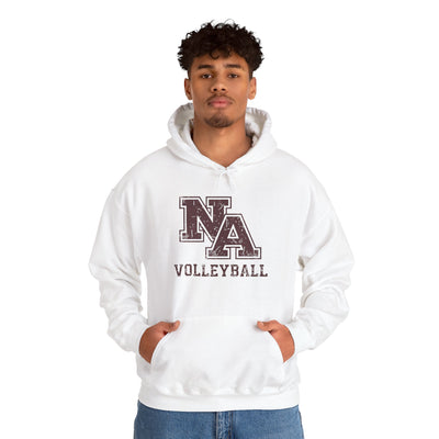 Adult Unisex New Albany Volleyball Vintage Vibe Logo Graphic Hoodie
