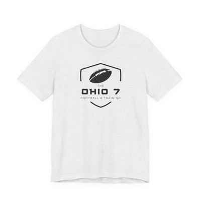 Adult Unisex The Ohio 7 Black Logo Short Sleeve Bella + Canvas Soft Tee