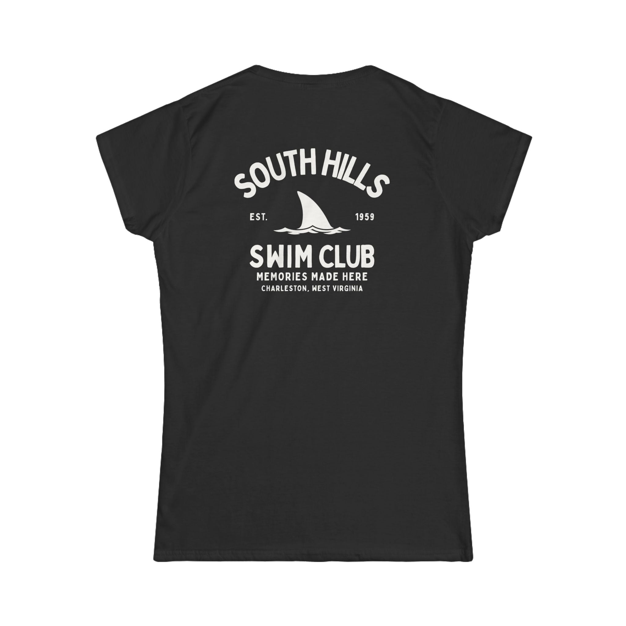 Women's South Hills Swim Club Heritage Graphic Short Sleeve Gildan Softstyle Tee