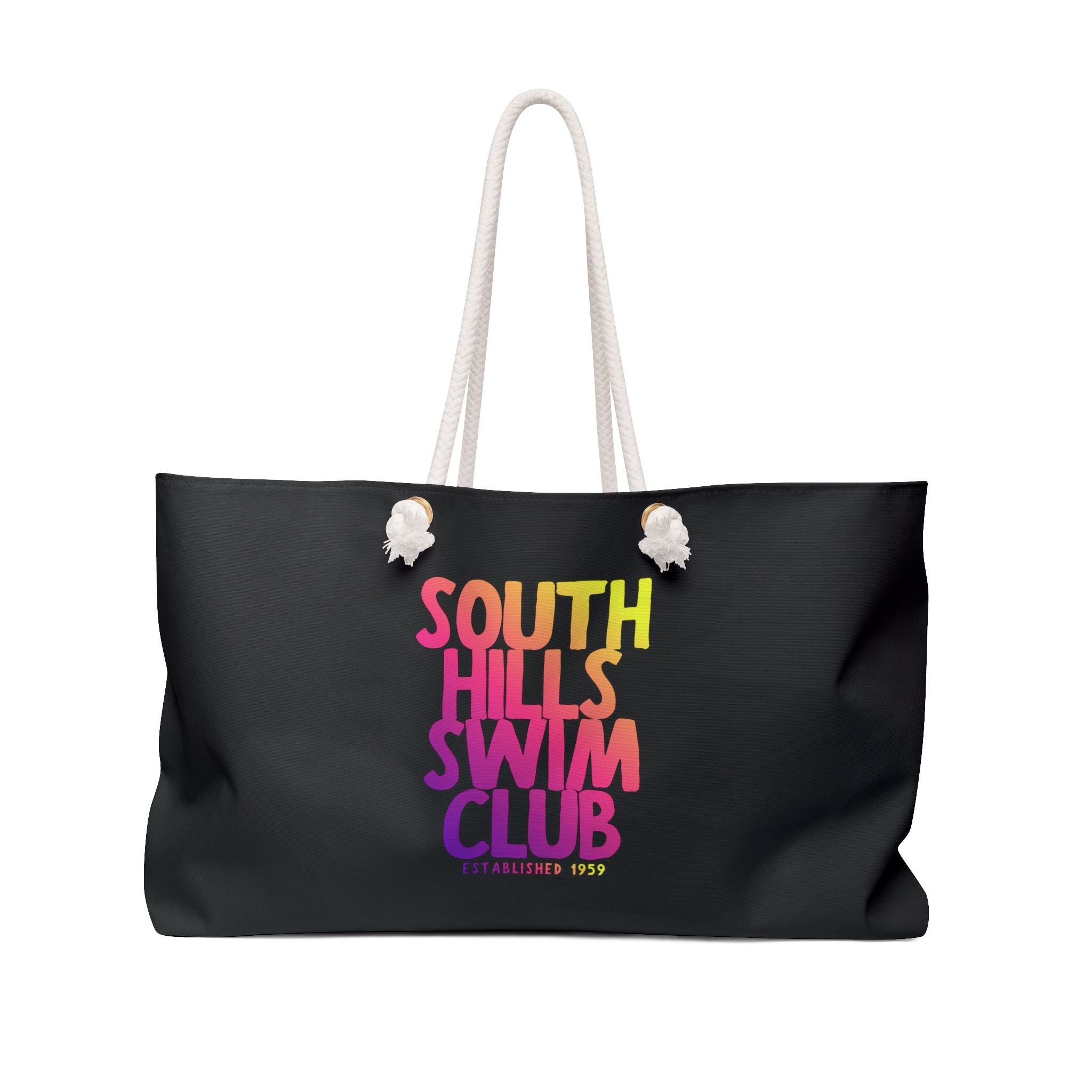 South Hills Swim Club SHSC Ombre Graphic Large Summer Tote