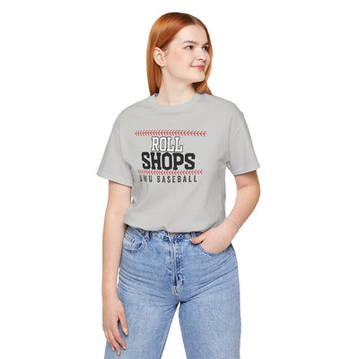 Adult Unisex OWU Roll Shops Baseball Graphic Short Sleeve Soft Tee