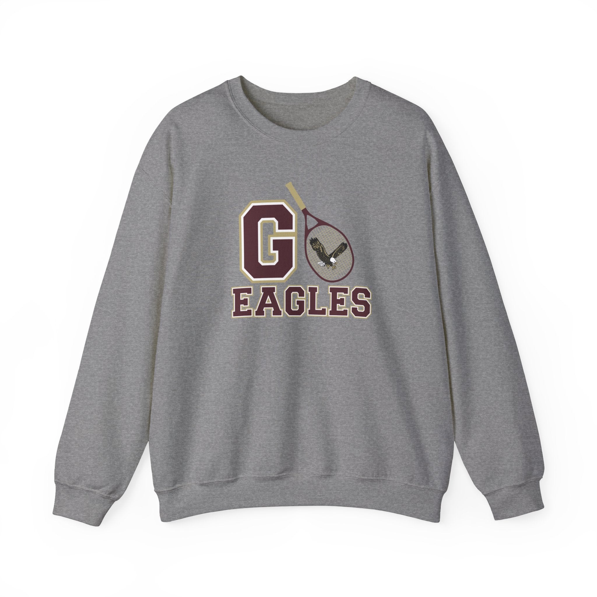 Adult Unisex Go Eagles Tennis Graphic Sweatshirt - New Albany Eagles