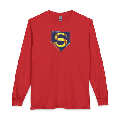 Adult Unisex Stingers Softball Logo Graphic Long Sleeve Gildan Tee
