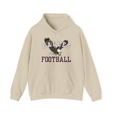 Adult Unisex Flying Football Eagle Graphic Hoodie