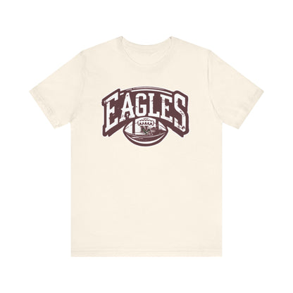 Adult Unisex New Albany Eagles Football Motion Graphic Short Sleeve Soft Tee