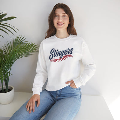 Adult Unisex Stingers Softball Stitches Graphic Sweatshirt