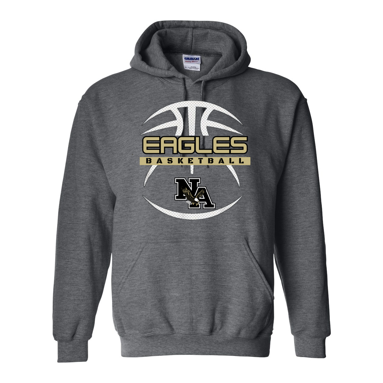 Adult Unisex Eagles Fast-Break Basketball Graphic Hoodie