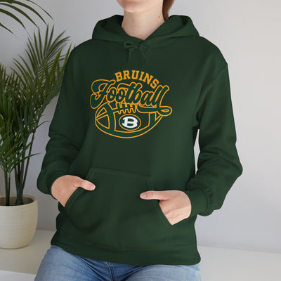 Adult Unisex Bruin Script Football Graphic Hoodie