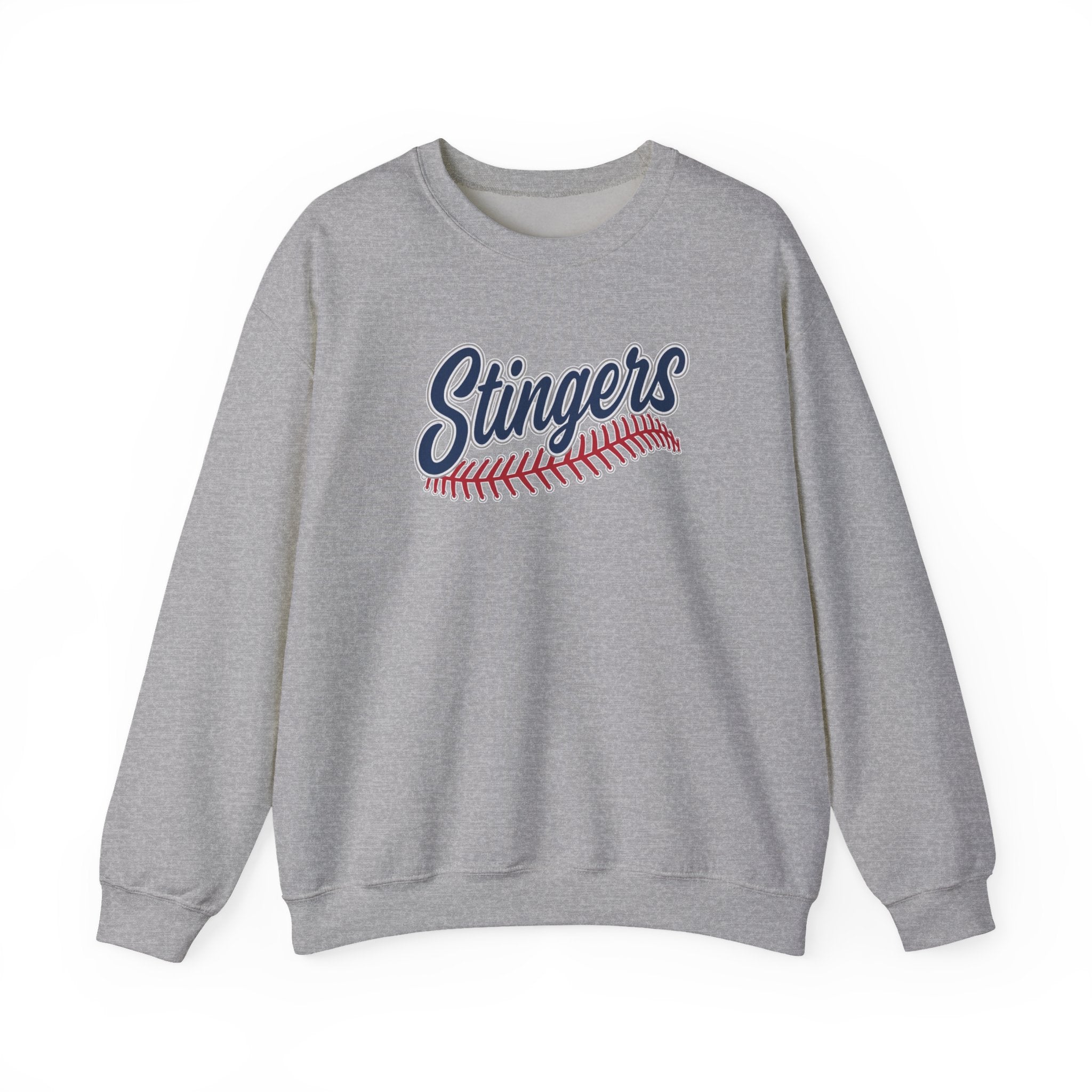 Adult Unisex Stingers Softball Stitches Graphic Sweatshirt