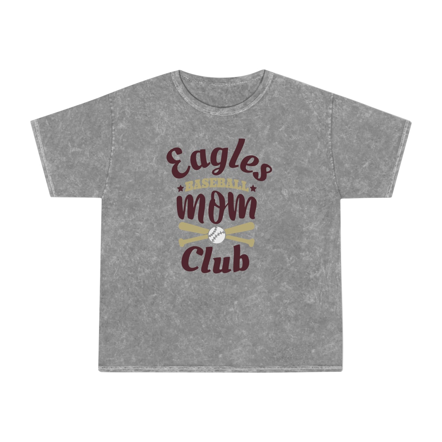 Women’s Baseball Club Mineral Wash Short Sleeve Graphic Tee - New Albany Eagles