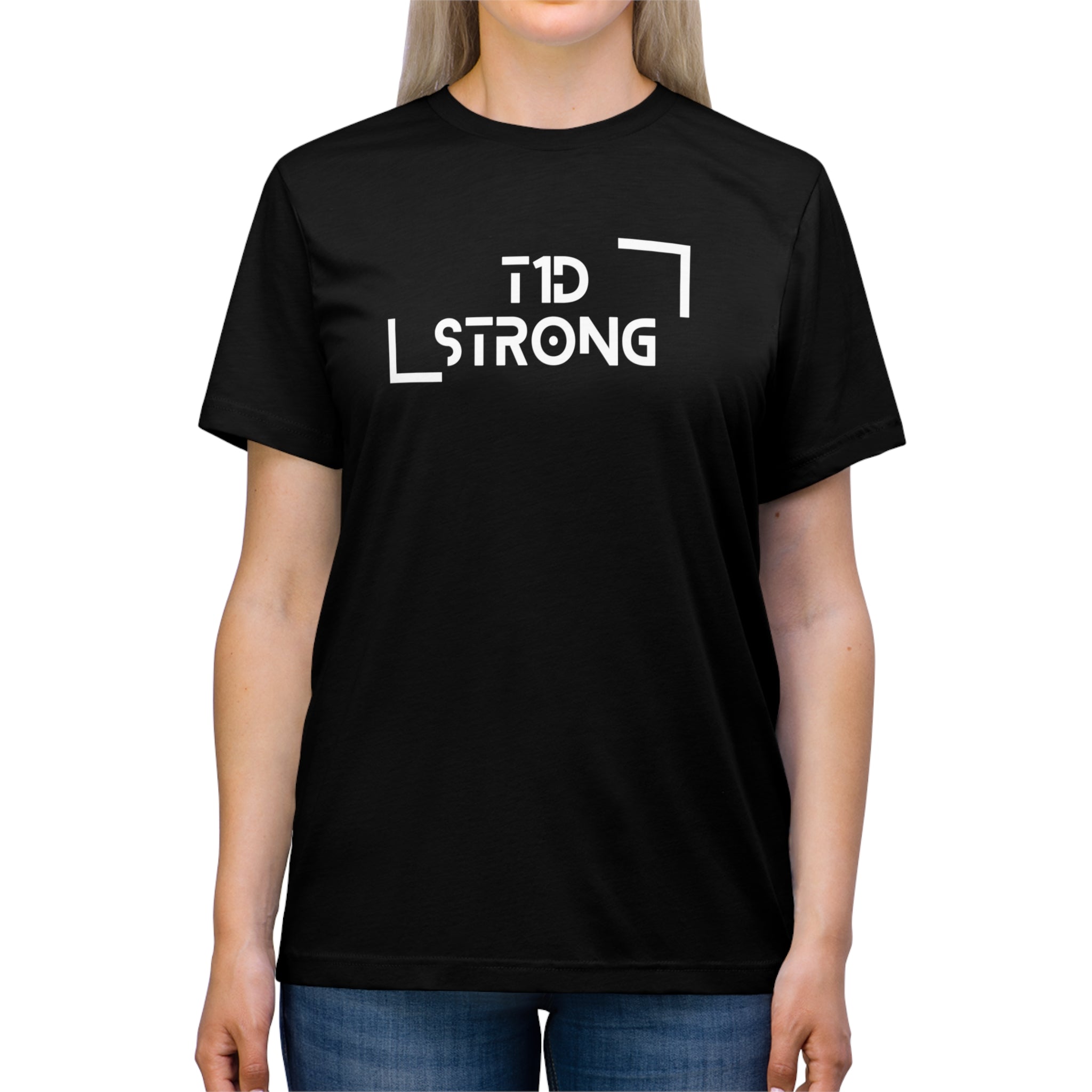 Adult Unisex Super Soft T1D Strong Short Sleeve Graphic Tee
