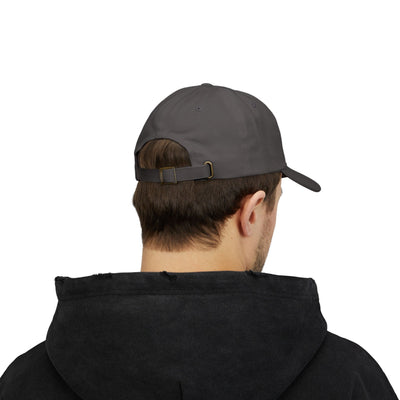 Adult Unisex Columbus Academy Vikings Soccer White Embroidered Logo Dad Cap