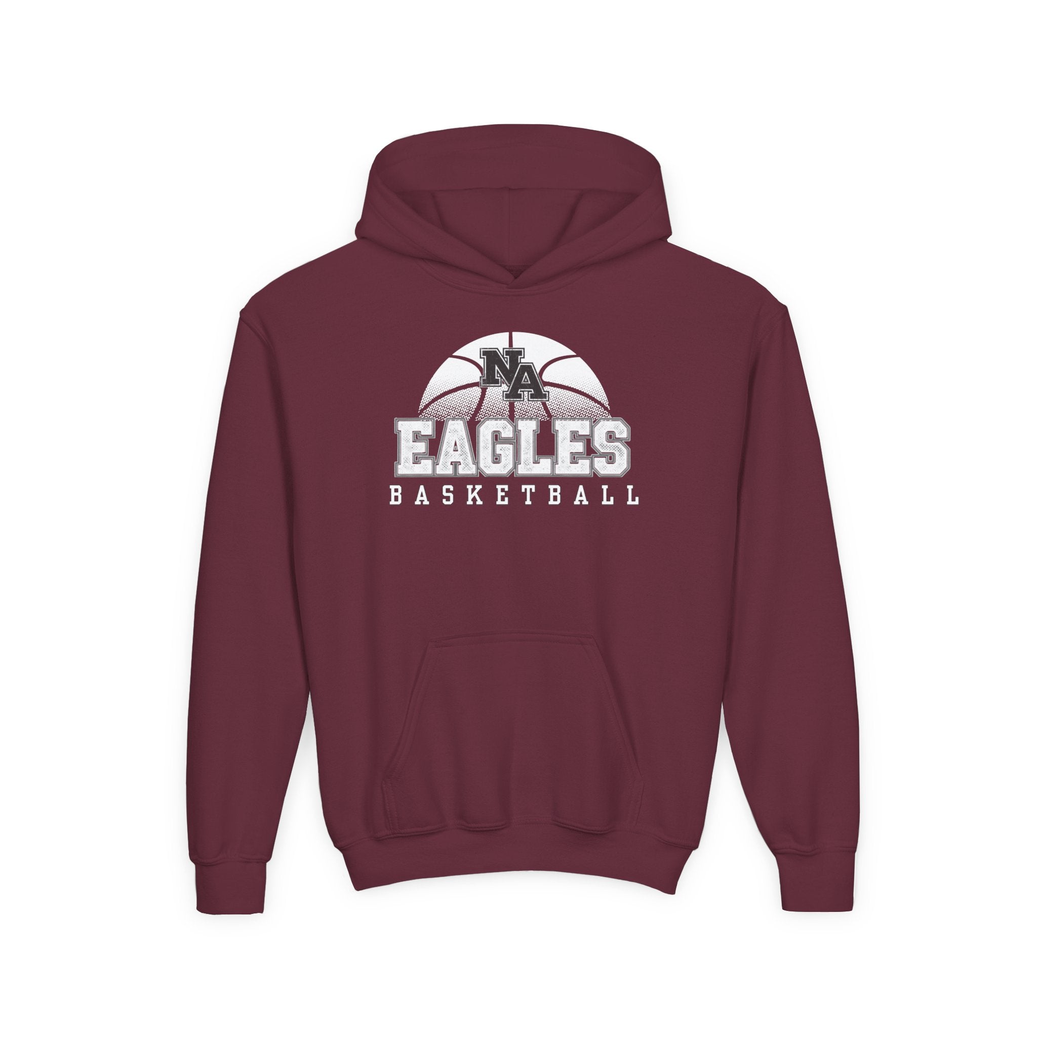 Youth New Albany Eagles Basketball Fast Break Graphic Hoodie