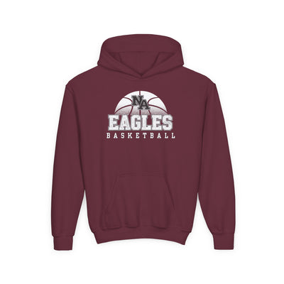 Youth New Albany Eagles Basketball Fast Break Graphic Hoodie