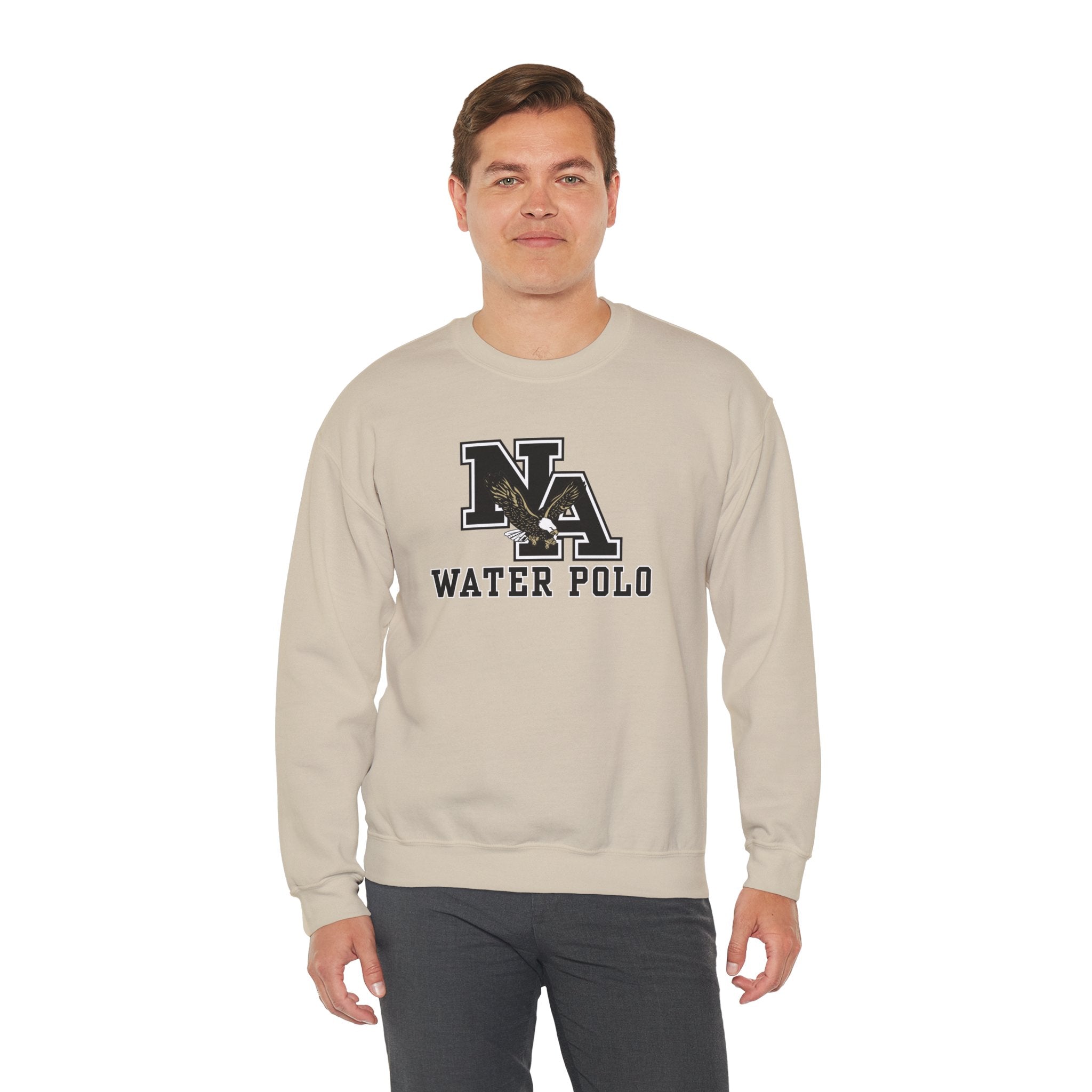 Adult Unisex New Albany Water Polo Classic Black Logo Graphic Sweatshirt