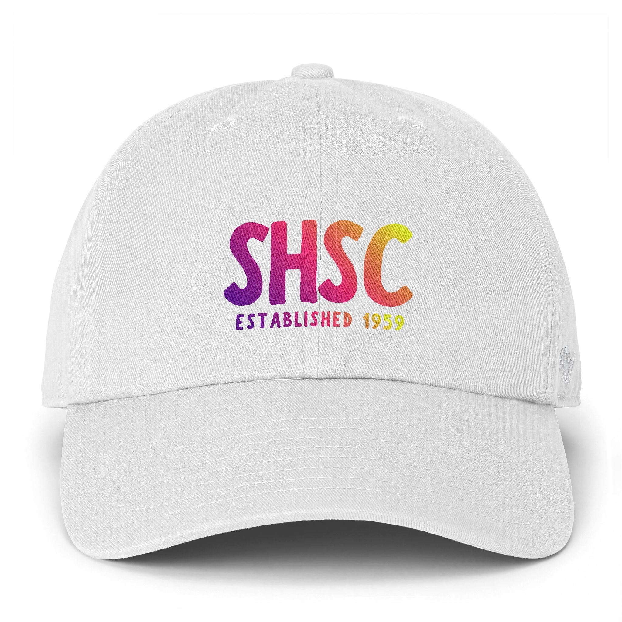 Adult Unisex South Hills Swim Club SHSC Ombre Graphic 47 Brand Clean Up Cap
