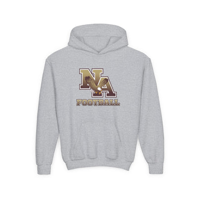 Youth New Albany Ombre Eagle Logo Graphic Hoodie