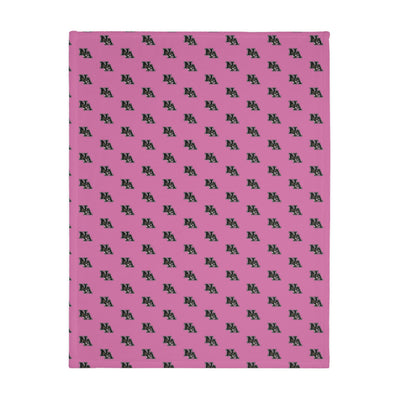 Classic Eagles Logo Super Soft Velveteen Microfiber Blanket (Two-sided print) - PINK OCTOBER
