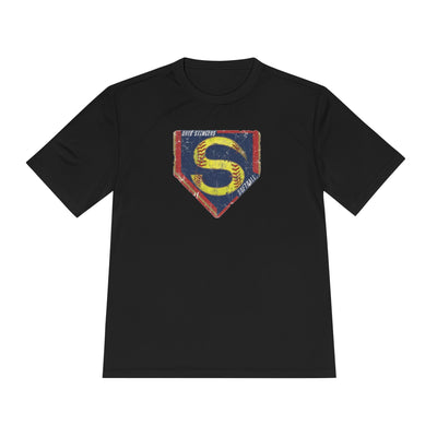 Adult Unisex Stingers Softball Distressed Logo Graphic Sport-Tek Competitor Performance Tee