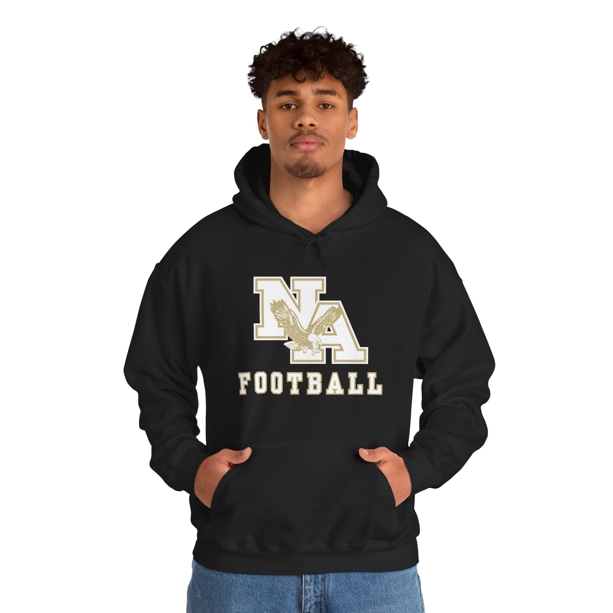 Adult Unisex New Albany Football Gold Classic Logo Graphic Hoodie