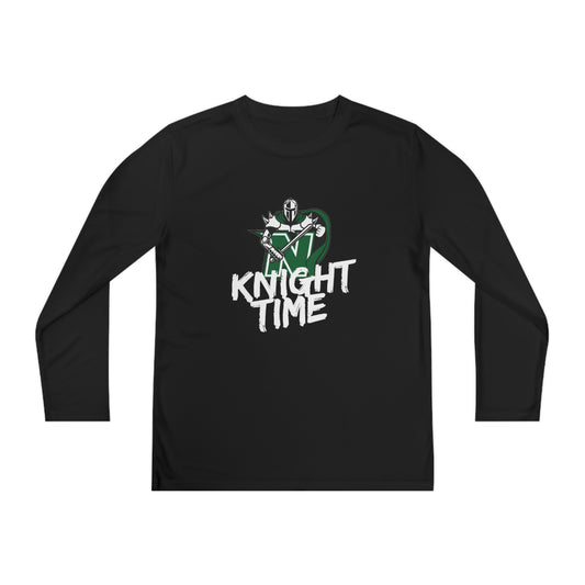Youth Performance Knight Time Long Sleeve Graphic Tee - Nordonia Knights