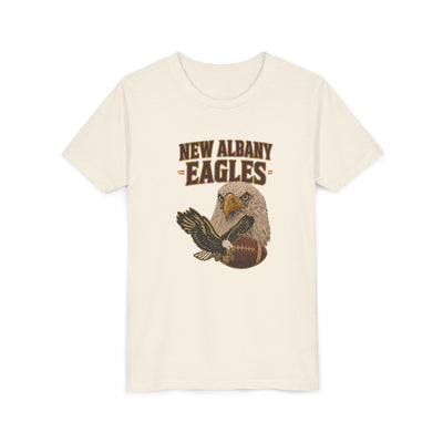Youth New Albany Gridiron Eagle Graphic Short Sleeve Bella + Canvas Soft Tee