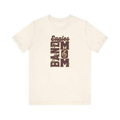 Adult Unisex Eagles Band Mom Graphic Short Sleeve Soft Tee