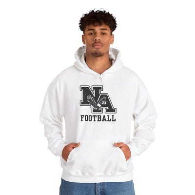Adult Unisex Classic Logo Black Football Graphic Hoodie