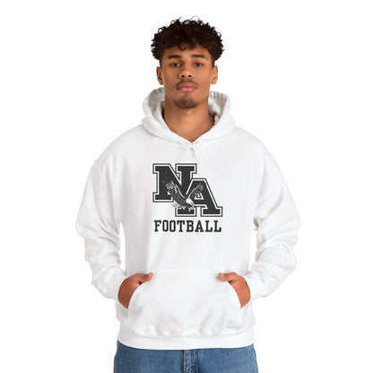 Adult Unisex Classic Logo Black Football Graphic Hoodie
