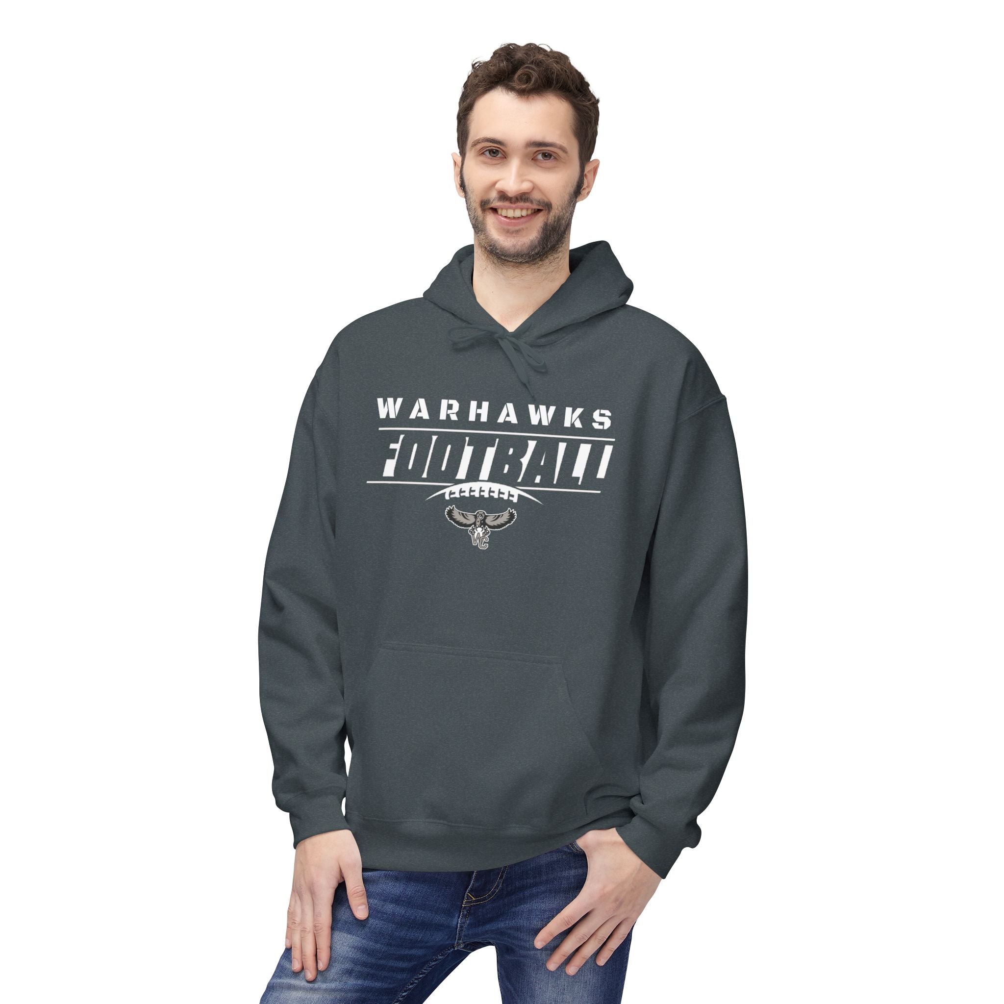 Adult Unisex Warhawks Goal Line Graphic Soft Style Hoodie