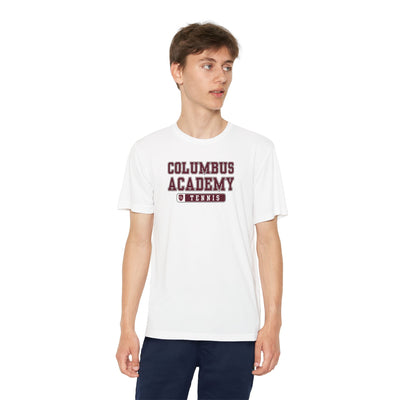 Youth Columbus Academy Tennis Graphic Sport-Tek Competitor Performance Tee