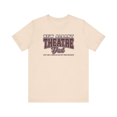 Adult Unisex New Albany Theatre Dramatic Dad Short Sleeve Soft Tee
