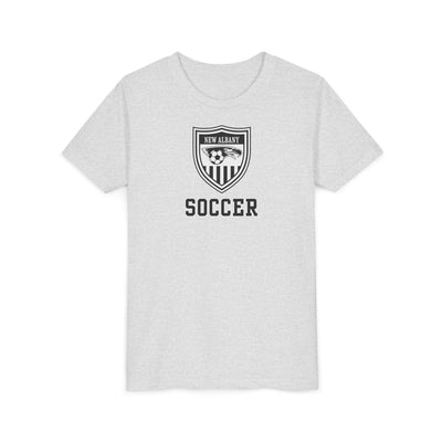 Youth New Albany Youth Soccer League Crest Graphic Short Sleeve Bella + Canvas Soft Tee
