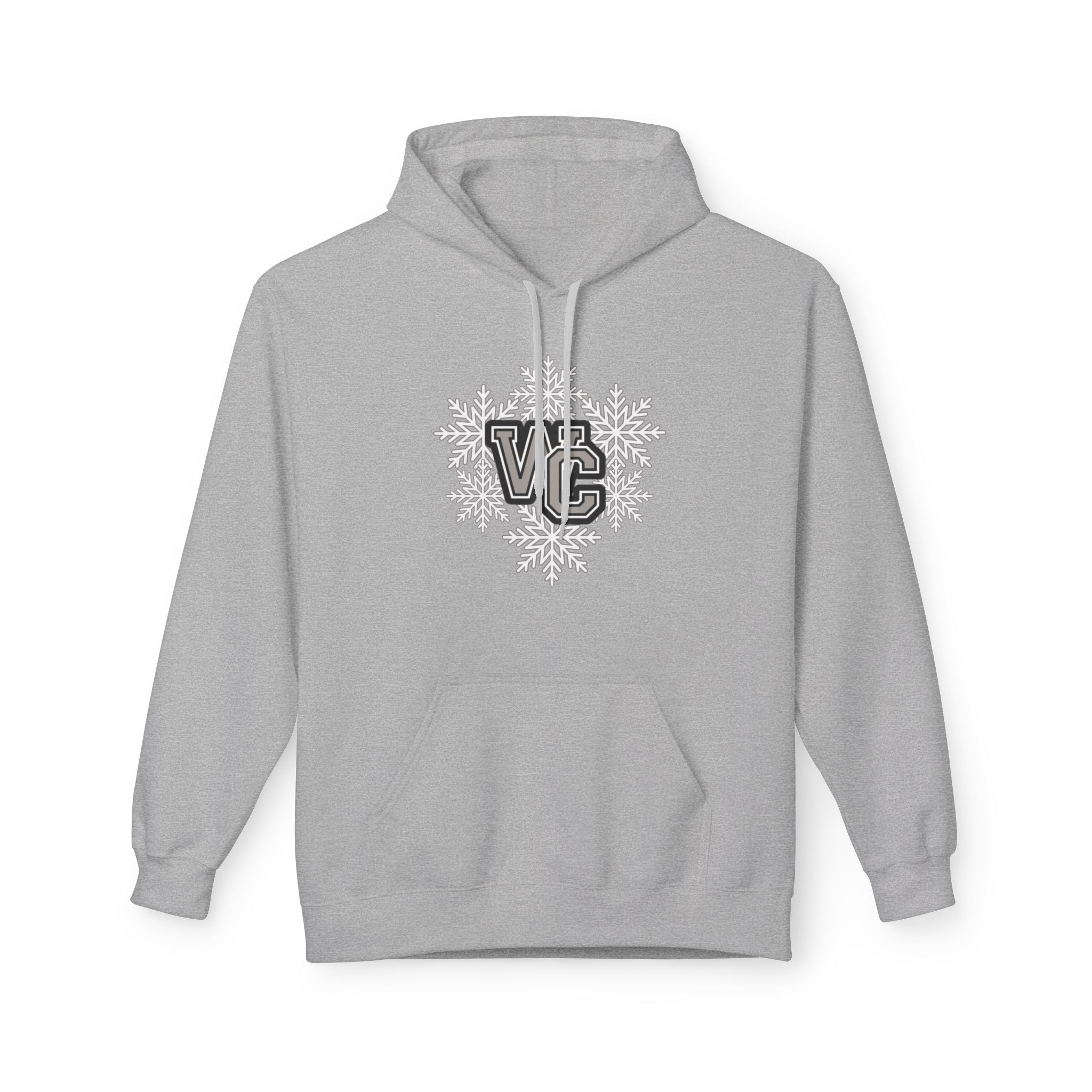 Adult Unisex Westerville Central Spirited Snowflake Graphic Soft Style Hoodie