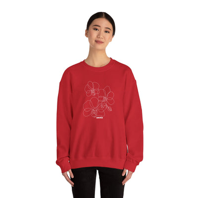 Adult Unisex Orchid Graphic Sweatshirt - Akhia