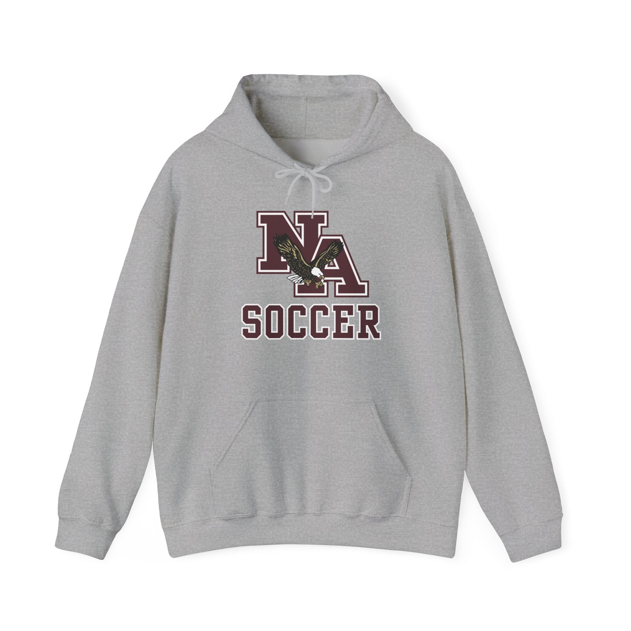 Adult Unisex New Albany Classic Maroon Soccer Logo Graphic Hoodie