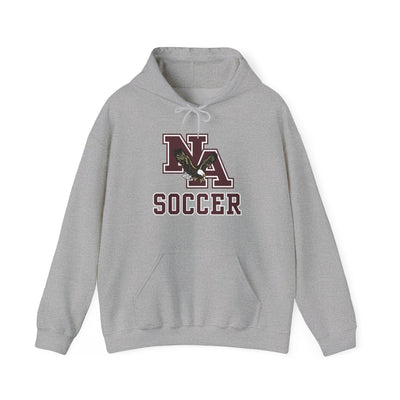 Adult Unisex New Albany Classic Maroon Soccer Logo Graphic Hoodie