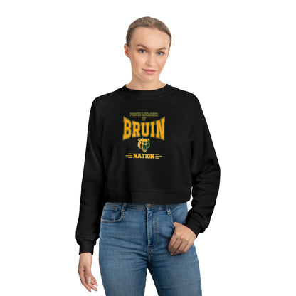 Women's Bruin Nation Graphic Cropped Fleece Sweatshirt