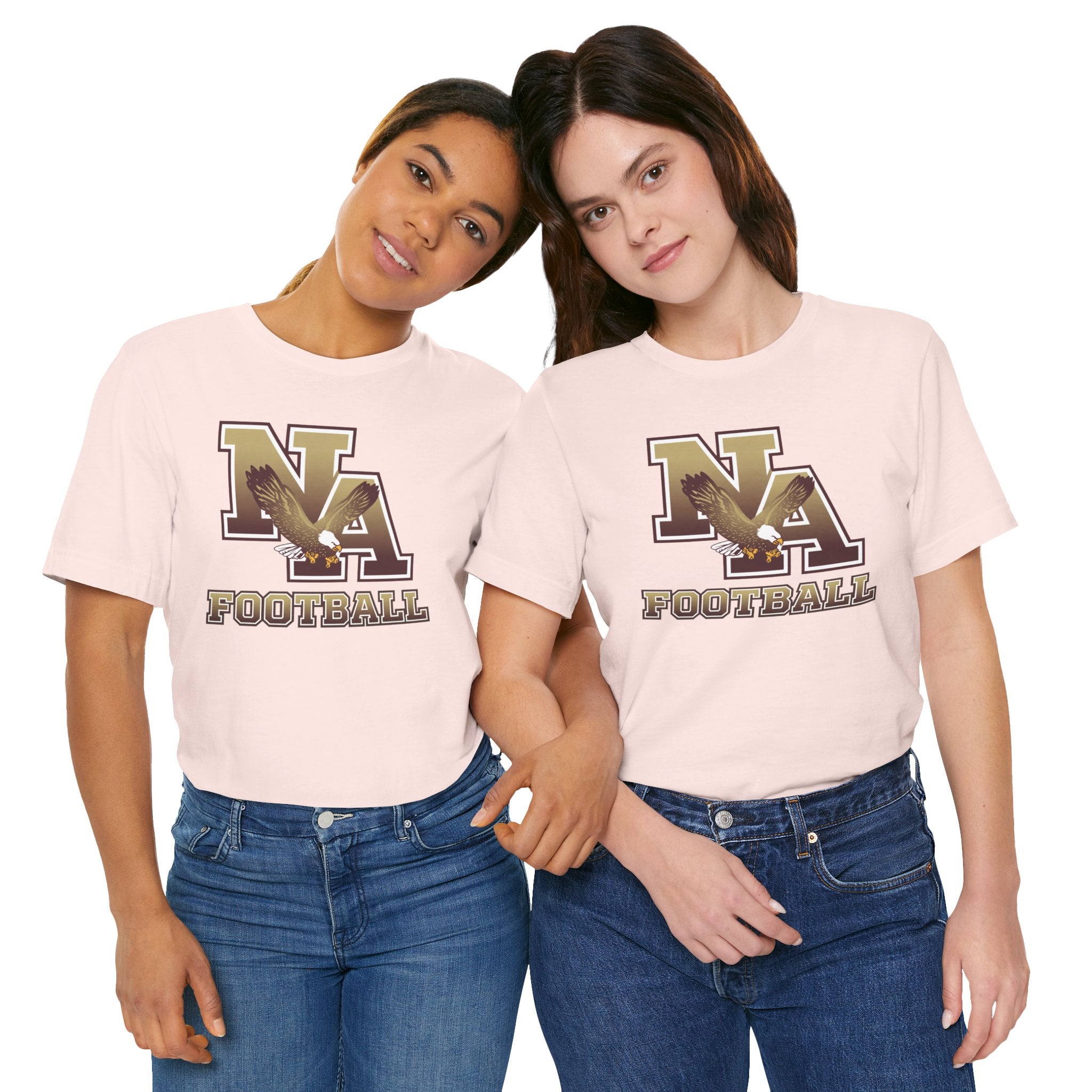 Adult Unisex New Albany Ombre Eagle Logo Graphic Short Sleeve Soft Tee