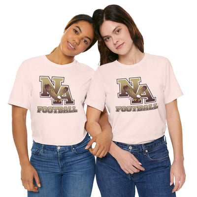 Adult Unisex New Albany Ombre Eagle Logo Graphic Short Sleeve Soft Tee