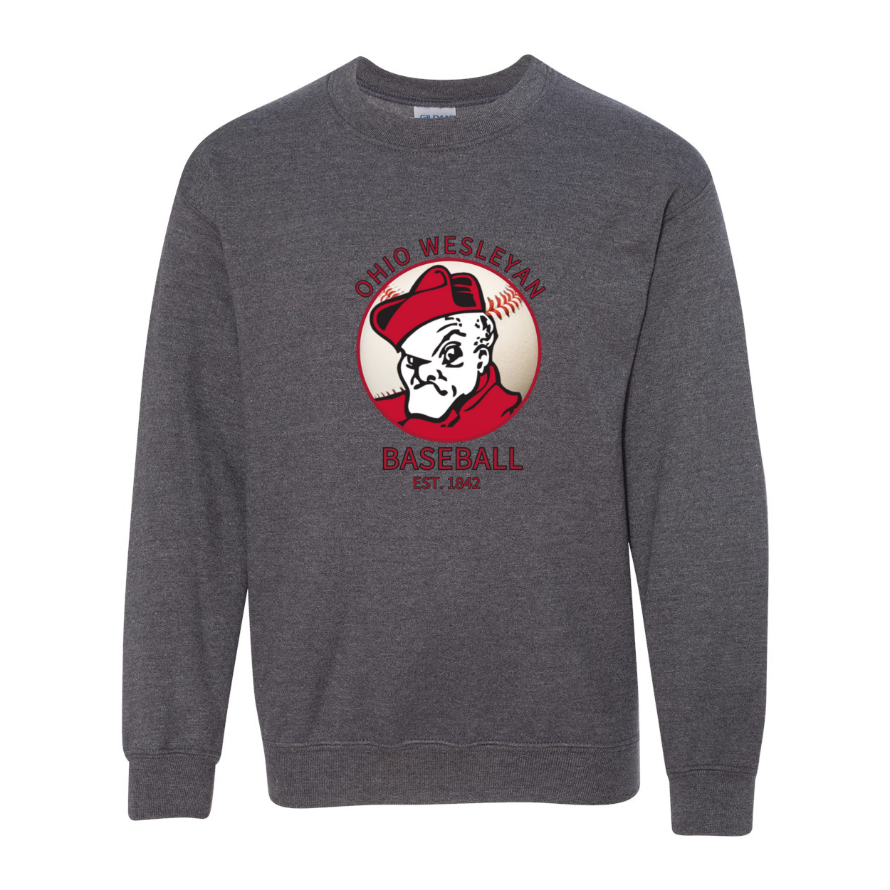 Youth 1842 Bishops Baseball Graphic Sweatshirt - Ohio Wesleyan University