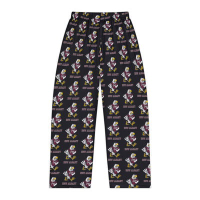 Women's Pajama Pant with Allover Vintage Fighting Eagle Print