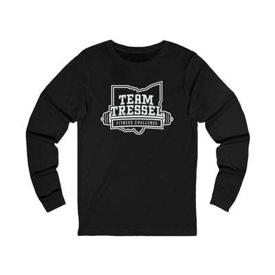 Adult Unisex Team Tressel Fitness Challenge Graphic Long Sleeve Bella + Canvas Soft Tee