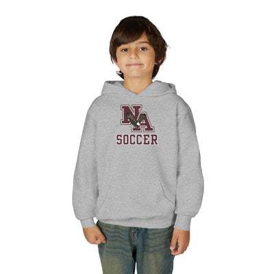 Youth New Albany Classic Maroon Soccer Logo Graphic Hoodie