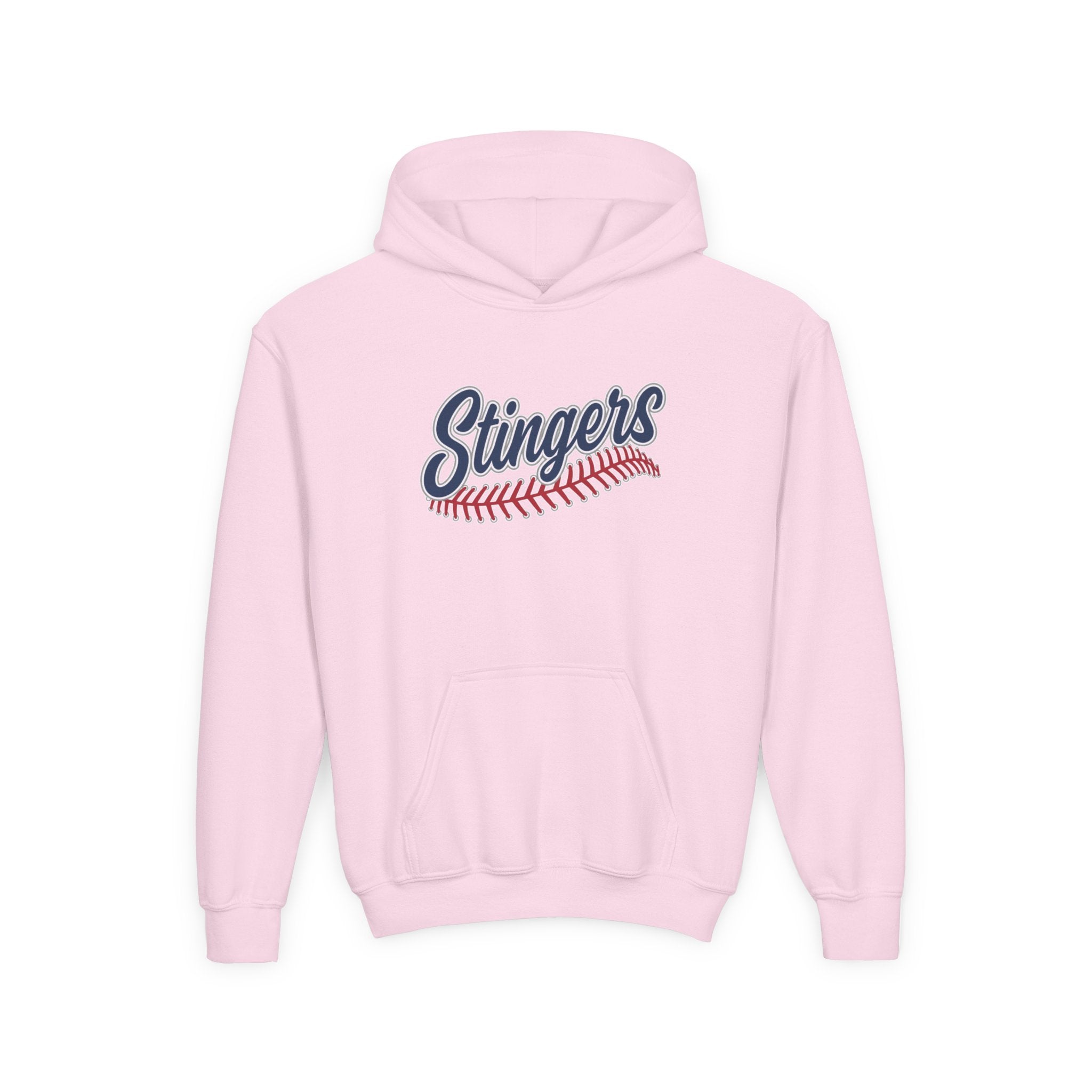 Youth Stingers Softball Stitches Graphic Hoodie