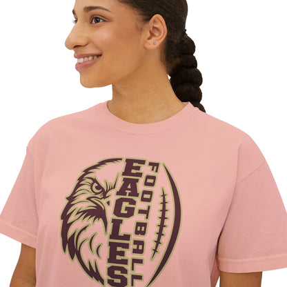 Women's Epic Eagle Boxy Crop Short Sleeve Graphic Tee