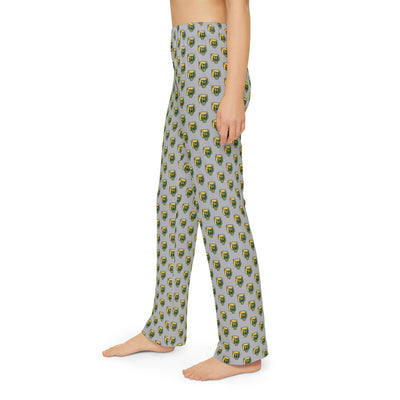 Youth Grey Pajama Pants with Allover Brooke Bruin Print