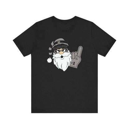 Adult Unisex Westerville Central Spirited Santa Graphic Short Sleeve Soft Tee